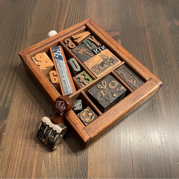 Vintage Copper on Wood Letterpress & More Stamps - Picture 10 of 12